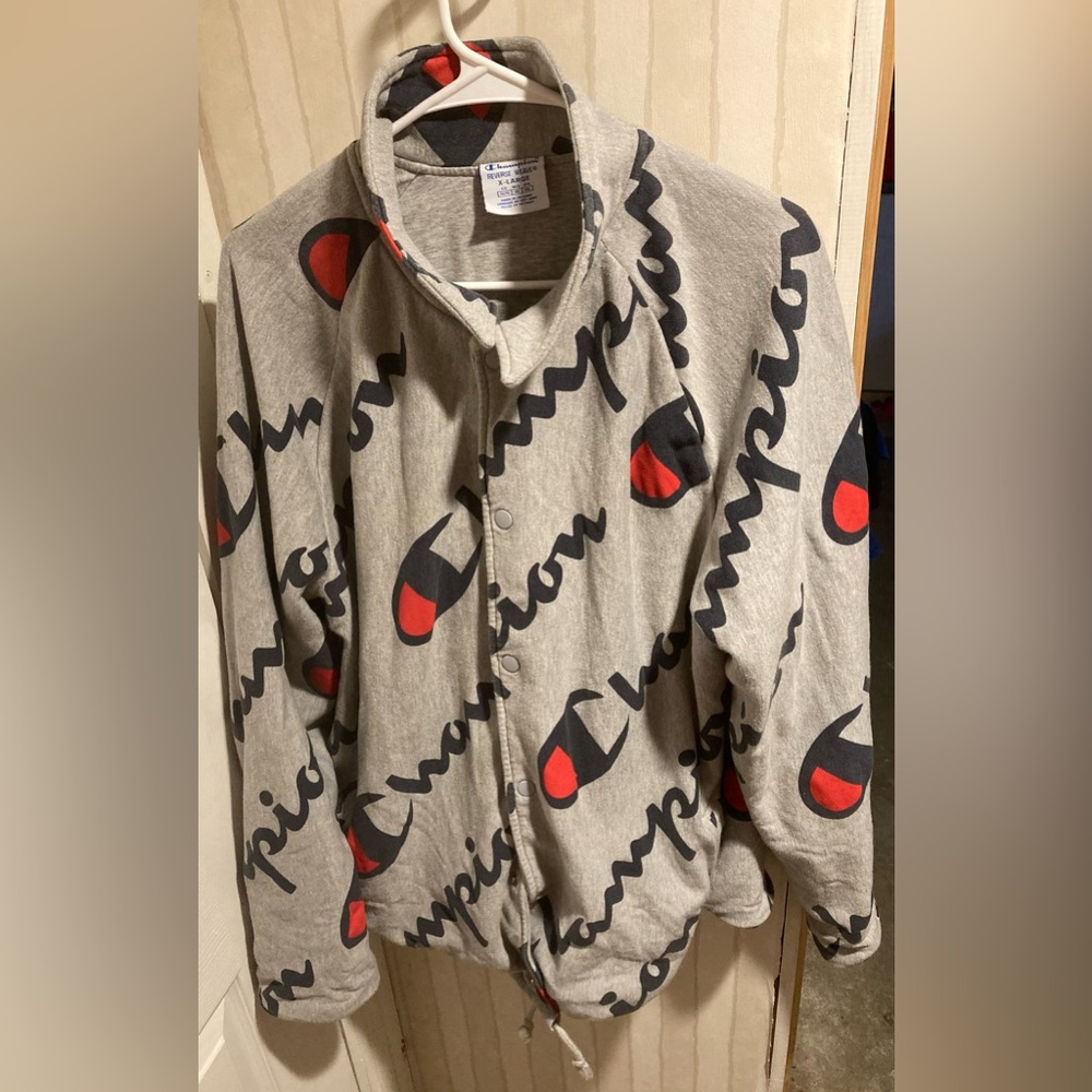 champion reverse weave zip up sweater